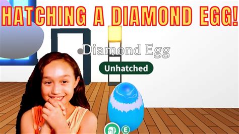 HATCHING A DIAMOND EGG ROBLOX ADOPT ME YouTube