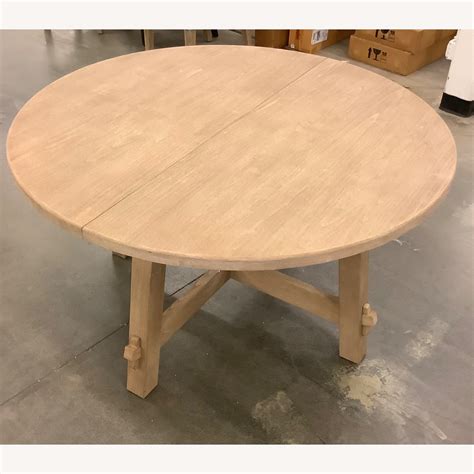 Pottery Barn Toscana Round Extending Dining Table Aptdeco