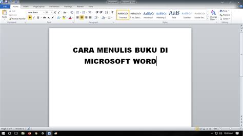 Cara Membuat Buku Di Word Sampai Jadi Penerbit Deepublish