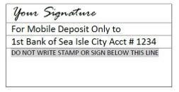 Personal Online Banking | 1st Bank of Sea Isle City