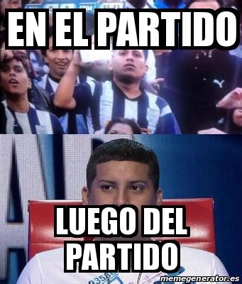 Meme Personalizado En El Partido Luego Del Partido