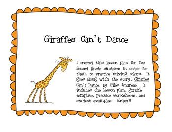 Giraffes Cant Dance by Demetria Schweizer | TPT