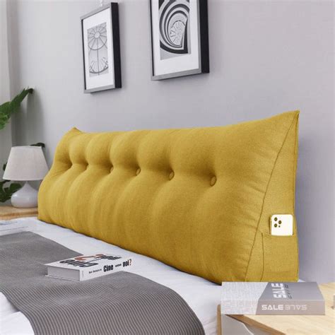 Bed Wedge Pillow Daybed Back Support Lumbar Pillow Reading Wedge L