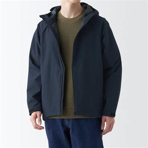 Muji Mens Navy Jacket Depop