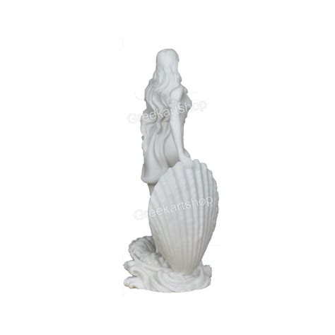 Goddess Aphrodite Venus In Shell Nude Female Erotic Statue Sculpture Figure