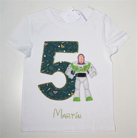 camiseta cumpleaños toy story buzz lightyear Camisetas Toy story