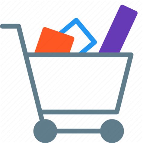 Buy Cart Goods Shopping Trolley Icon Download On Iconfinder