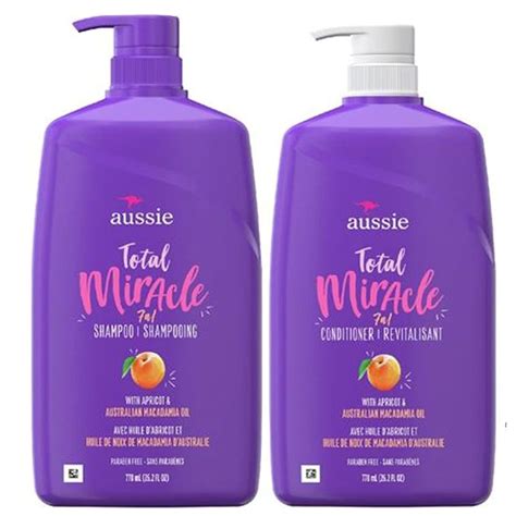 Aussie Total Miracle Shampoo 778ml Conditioner 778ml Coils