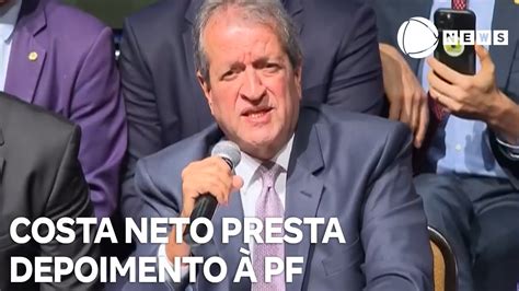 Valdemar Costa Neto presta depoimento à Polícia Federal YouTube