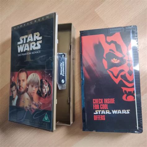 STAR WARS VHS The Phantom Menace Widescreen Collectors Edition New