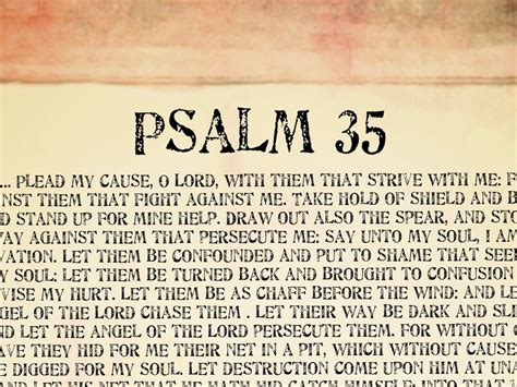 Psalm 35 Poster. Printable Bible Prayer Cards. Bible Pdf - Etsy