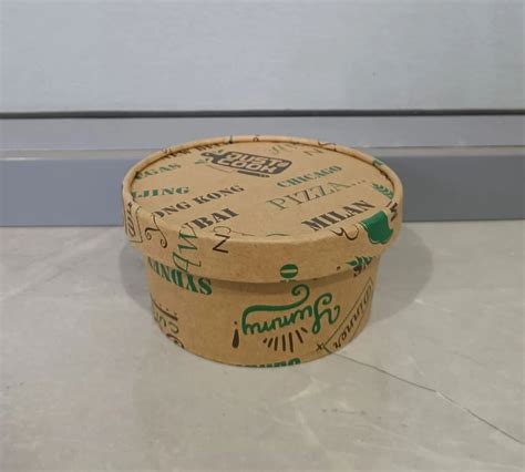 Ml Paper Printed Round Food Container At Rs Piece In Vadodara