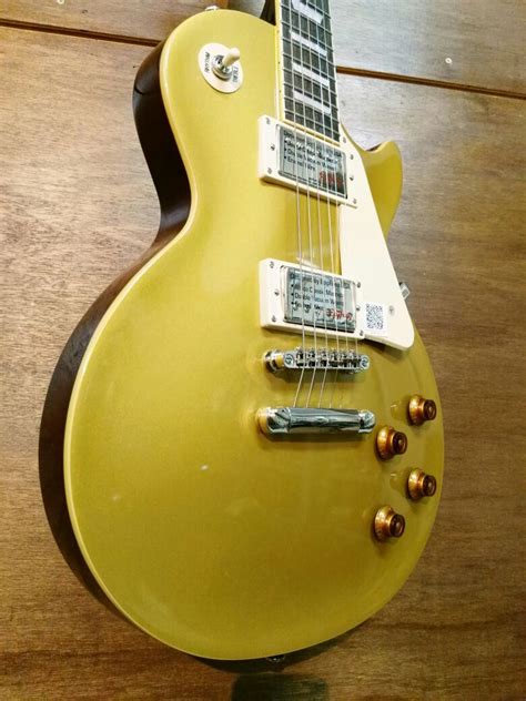 Epiphone Les Paul Standard Metallic Gold Sandman Guitar Centre