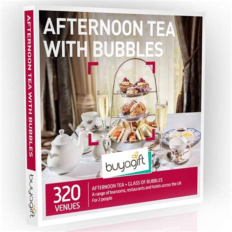 Buyagift Afternoon Tea with Bubbles Gift Experience | Moonpig