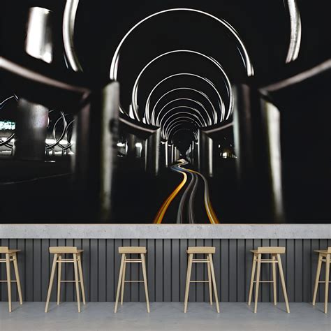 Full Size Wall Mural Decal 3D Art Illusion Mildew Resistant Wall Decor ...