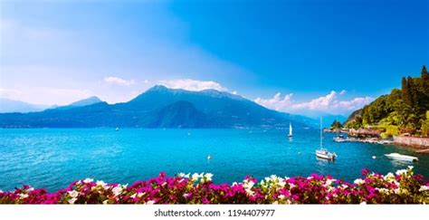 Varenna Town Como Lake District Italian Stock Photo 1194407977