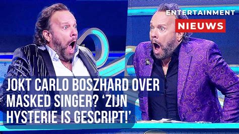 Carlo Boszhard Gescripte Hysterie In The Masked Singer Youtube