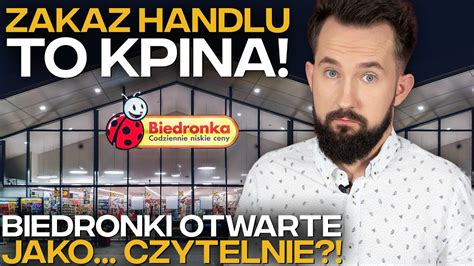 BIEDRONKA OTWARTA w NIEDZIELĘ jako CZYTELNIA BizWeek YouTube