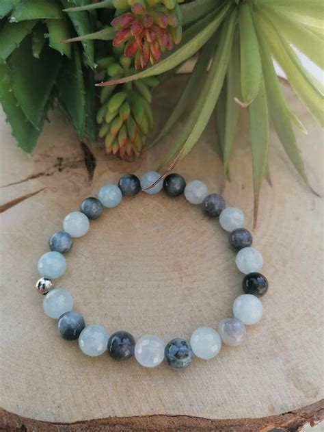 Natural Stone Bracelet Etsy