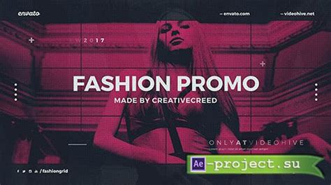 Videohive Fashion Event Promo Dynamic Opener Clothes Collection Grid