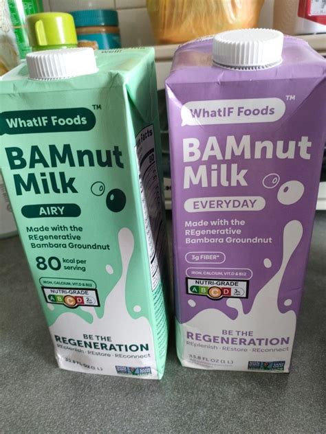 WhatIF Food BAMnut Milk Airy And Everyday Food Drinks Beverages On