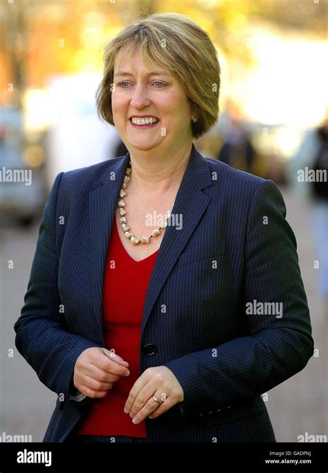 Jacqui Smith Visits Redditch Stock Photo Alamy