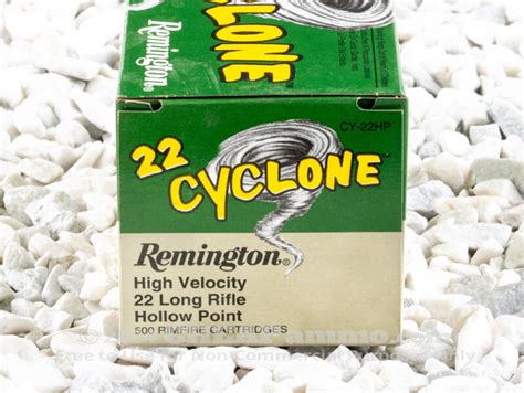 Remington Cyclone 500 Rounds 36 Grain Hollow Point 22 Long Rifle