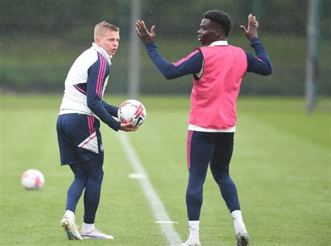 Arsenal Buzz On Twitter Zinny And Saka In Training Newars