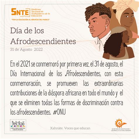 Educación Indígena on Twitter Efeméride Día de los Afrodescendientes