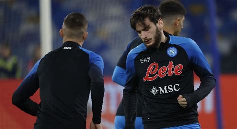 SSC Napoli il report novità sulle condizioni di Kvaratskhelia Demme