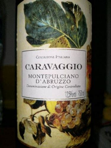 Caravaggio Montepulciano D Abruzzo Vivino