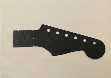 Stl File Fender Stratocaster Headstock Luthier Template Vintage Style 🎸・3d Printing Model To