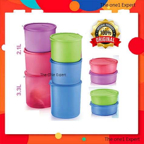 Tupperware Summer Fresh Round Medium L L Ml Bekas Bulat