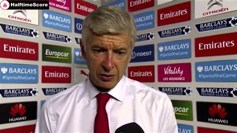 Arsenal West Ham Arsene Wenger Post Match Interview Youtube