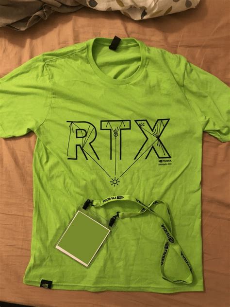 Nvidia Rtx T Shirt At Siggraph 2018 Rnvidia