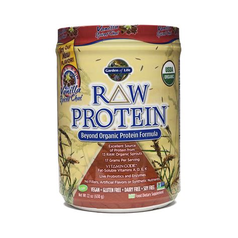 Garden Of Life RAW Protein Vanilla Chai Thrive Market