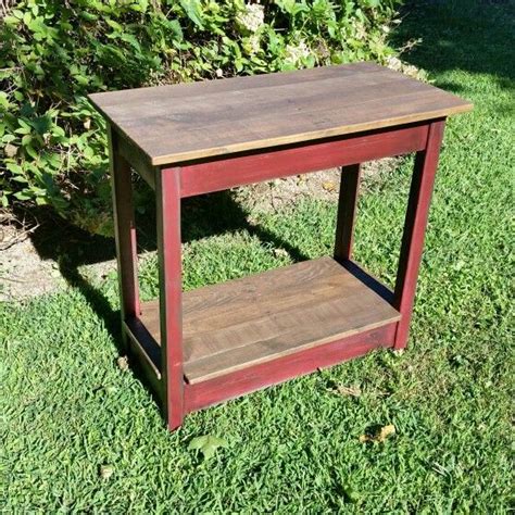 Pallet Wood Hall Table Primitive Furniture Wood Pallets Pallet Diy