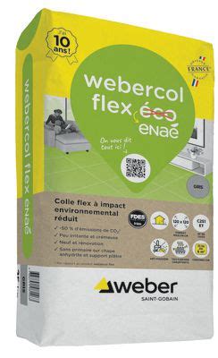 Weber Colle Pour Carrelage Webercol Flex Ena Gris Sac De Kg Ex