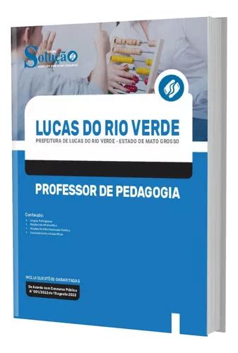 Apostila Lucas Do Rio Verde Professor De Pedagogia MercadoLivre