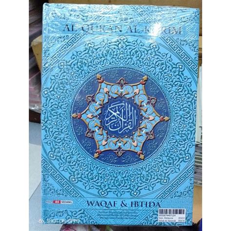 READY STOCK AL QURAN KARIM WAKAF DAN IBTIDA SAI A5 Shopee Malaysia