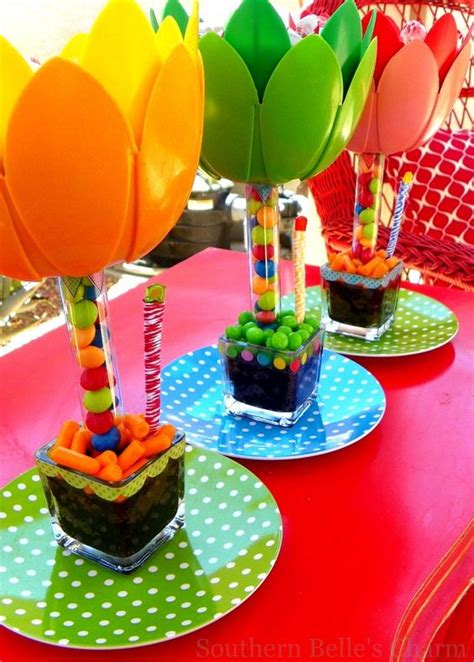 Manualidades E Ideas Para Tus Fiestas Infantiles Centros De Mesa