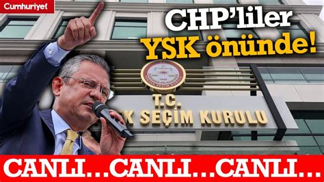 CANLI Hatay da mazbata AKP li adaya verilmişti CHP lideri Özgür Özel