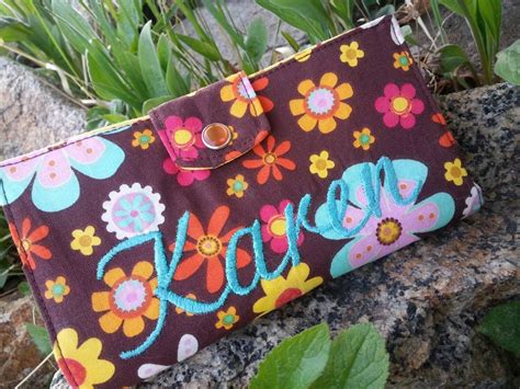 Personalized Floral Checkbook Cover Fabric Checkbook Cover - Etsy