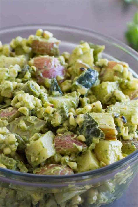 Potato Salad With Corn And Poblanos Taste And Tell