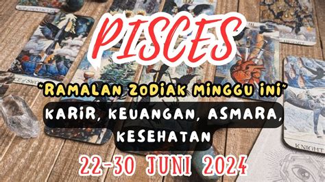 Ramalan Zodiak PISCES Minggu Ini KARIR KEUANGAN ASMARA KESEHATAN