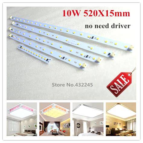 Free Shipping 20 Pieces 10W Led Bar Panel SMD 5730 Aluminum Plate For