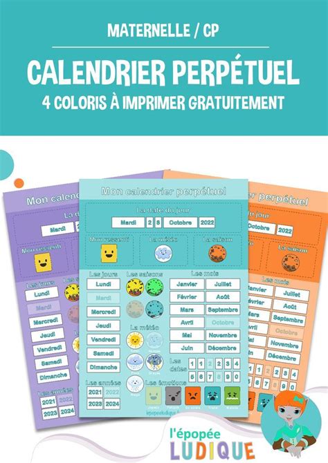 Calendrier Perp Tuel Imprimer Calendrier Perpetuel A Imprimer