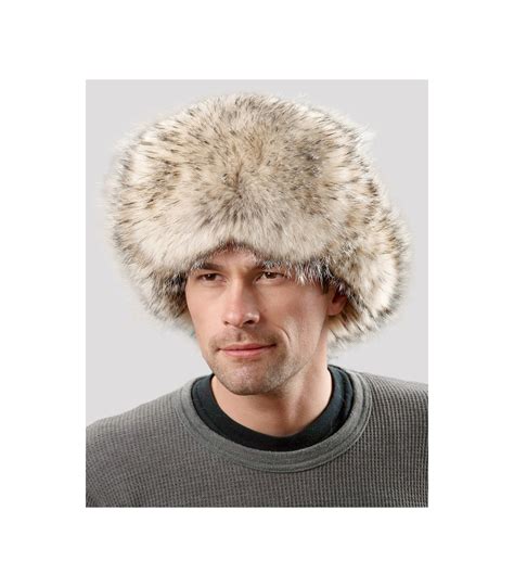 Badger Fur Trapper Hat For Men