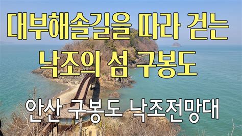 안산 구봉도 낙조전망대 대부해솔길을 따라 걷는 낙조의 섬 구봉도 Youtube