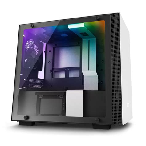 Gabinete Nzxt H200i Blanco Con Negro Mini Itx Incluye 2